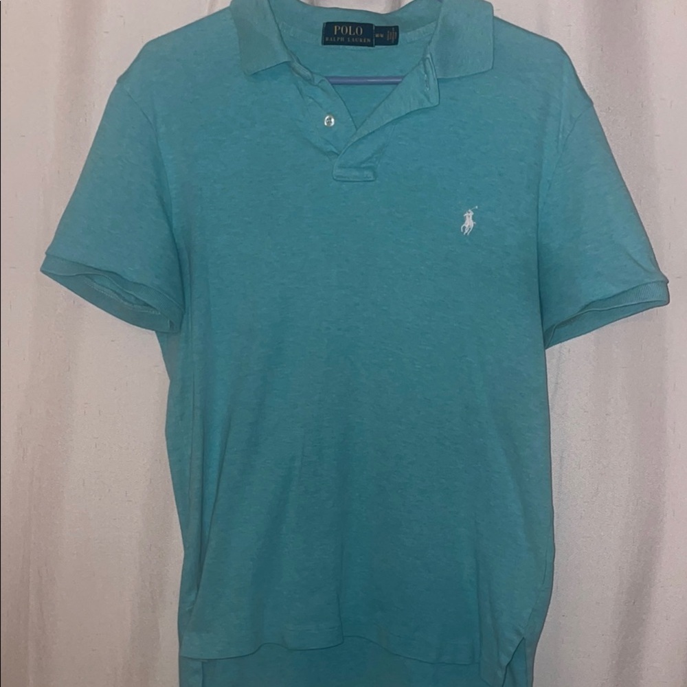 Polo by Ralph Lauren Men's Blue Polo Shirt